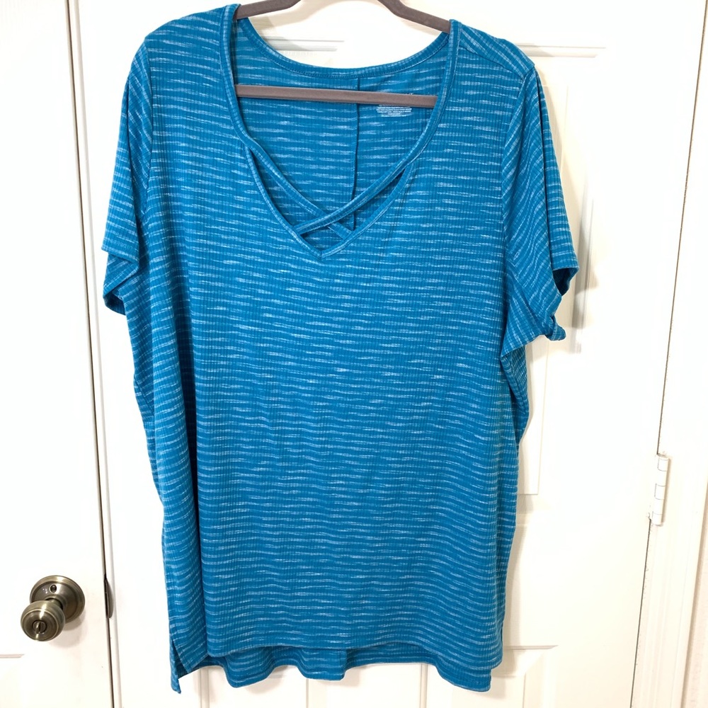 LANE BRYANT RIBBED T-SHIRT SZ 22-24